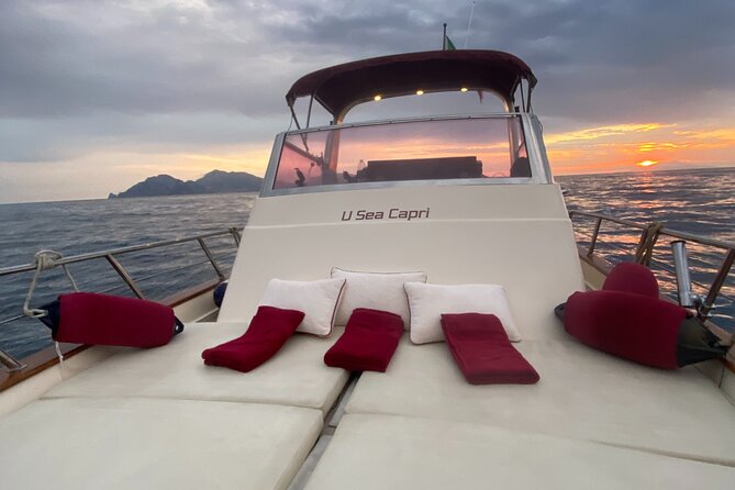 Private Tour of the Island of Capri by Boat and Visit to the Caves - Capri from the water, not from a crowded road