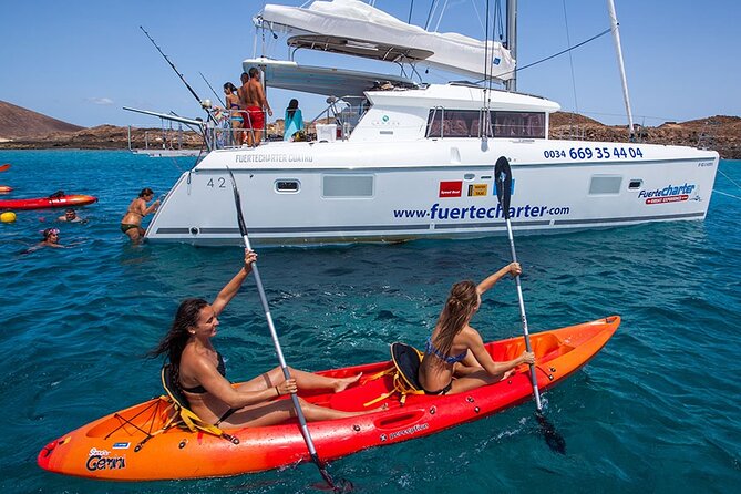Private trips to Lobos Island in Catamaran Lagoon 421 - Food, drinks, and the lunch question
