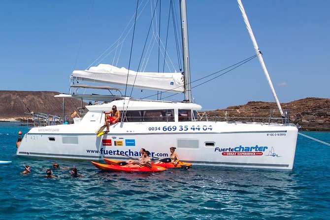 Private trips to Lobos Island in Catamaran Lagoon 421 - Snorkeling, kayaking, and paddle boarding