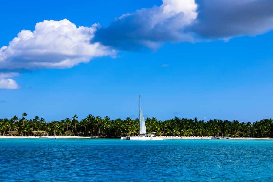 Punta Cana: Catamaran Boat to Saona Island with Buffet Lunch - The catamaran ride back