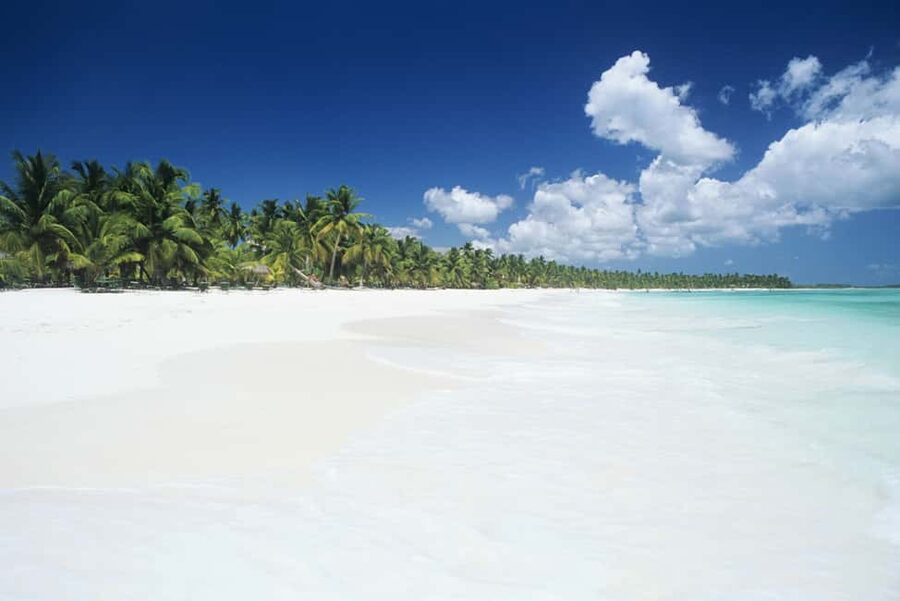 Punta Cana: Saona Island Catamaran Adventure with Lunch - The long road from Punta Cana to Bayahibe