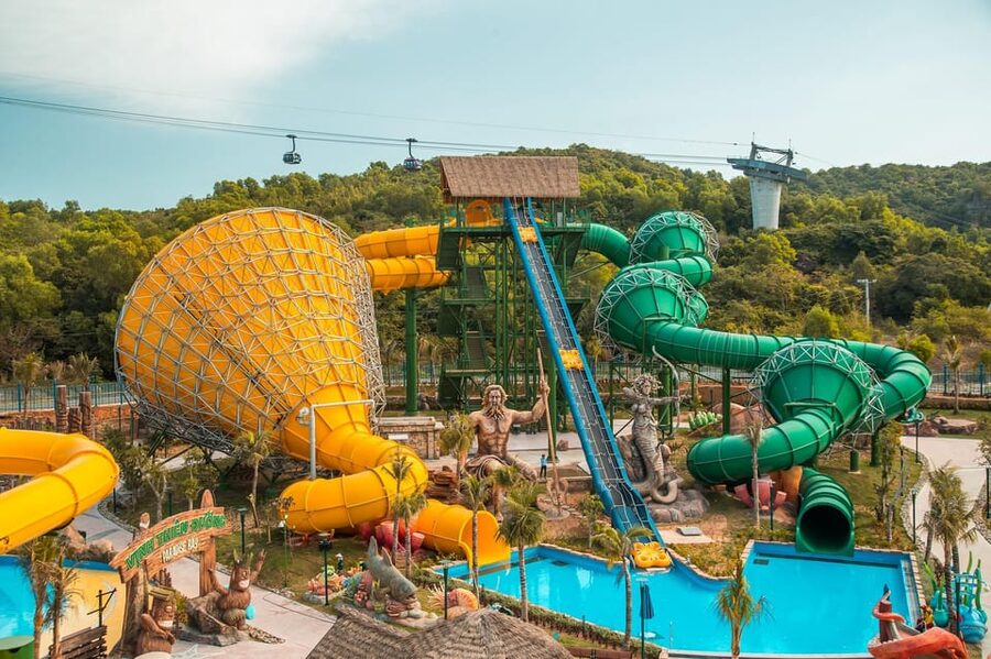 RedRiverTours - Discovery 4 Islands With Cable Car Phu Quoc - May Rut Trong for swimming and a slower pause