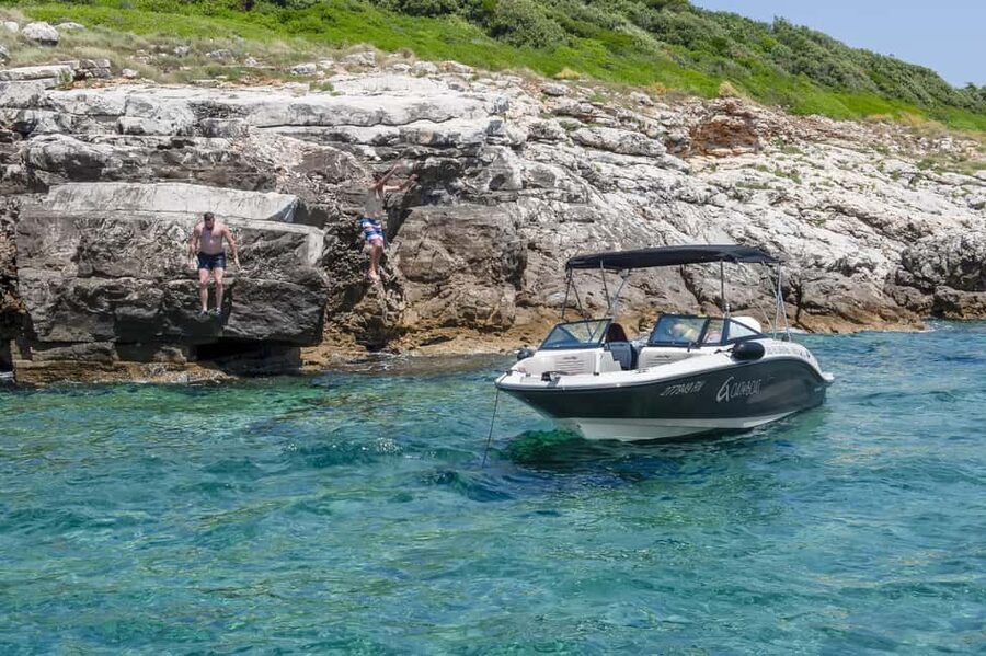 Rovinj or Vrsar: Rovinj Islands and Lim Fjord Speedboat Tour - St. Ivan Island and the lighthouse