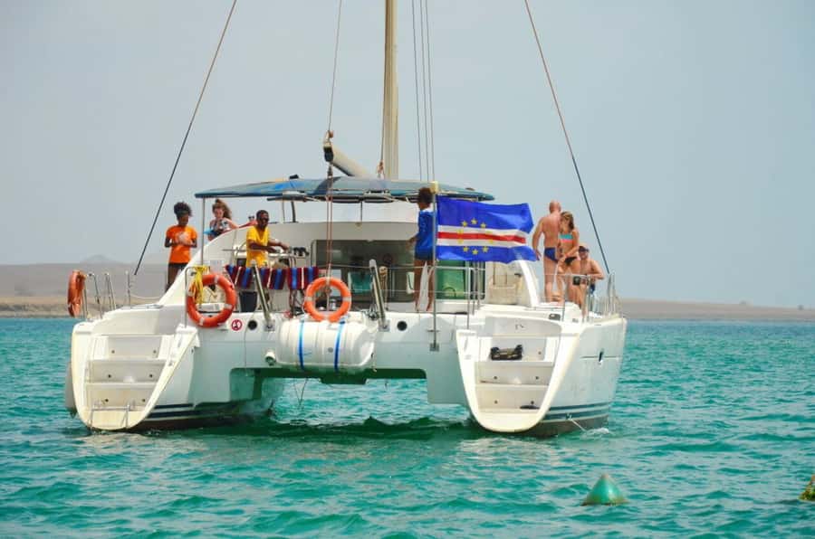 Sal Island: Catamaran cruises on Sal Island - Monte Leão and the open-sea swimming stop