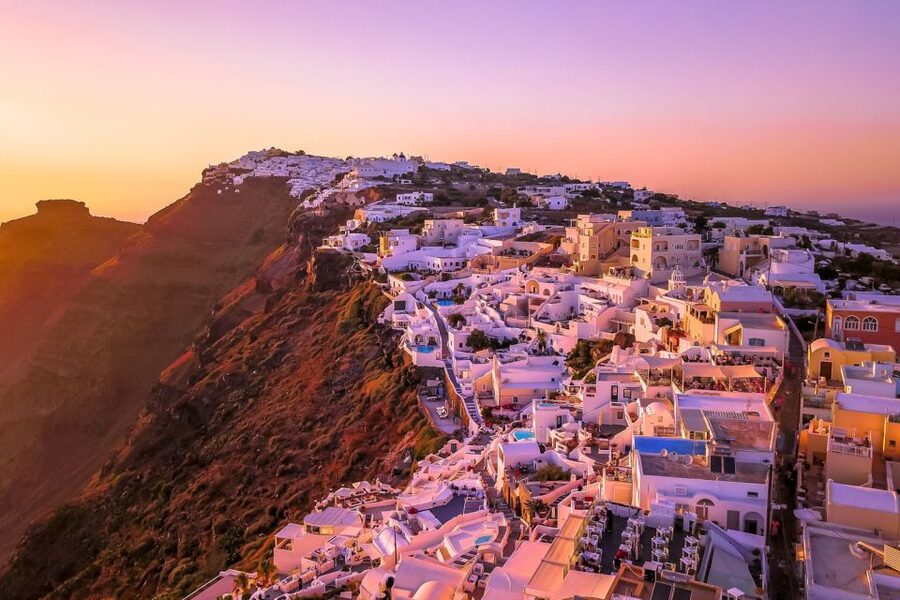 Santorini Island Bus Tour and Caldera Sunset Cruise - What the Day Feels Like in Practice