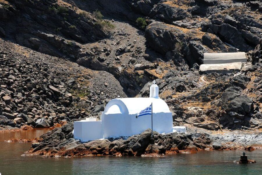 Santorini Island Bus Tour and Caldera Sunset Cruise - Thirasia and the Village of Manola