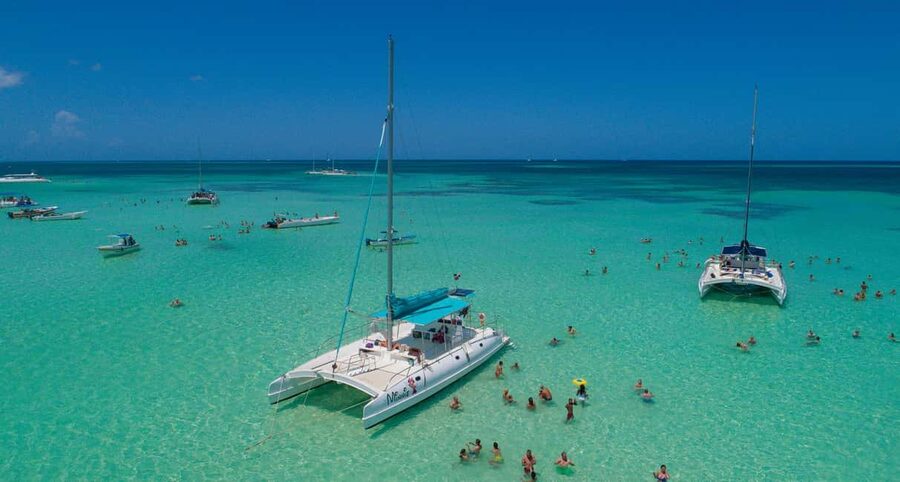 Saona Island Comfort Experience by Catamaran - Leaving Bayahibe for Saona Island