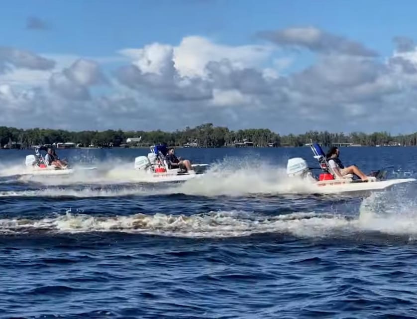 Sarasota: Island Adventures & Catamaran Speedboat Tour - Twenty minutes through downtown Sarasota