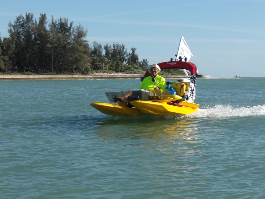 Sarasota: Island Adventures & Catamaran Speedboat Tour - Cruising toward Siesta Key