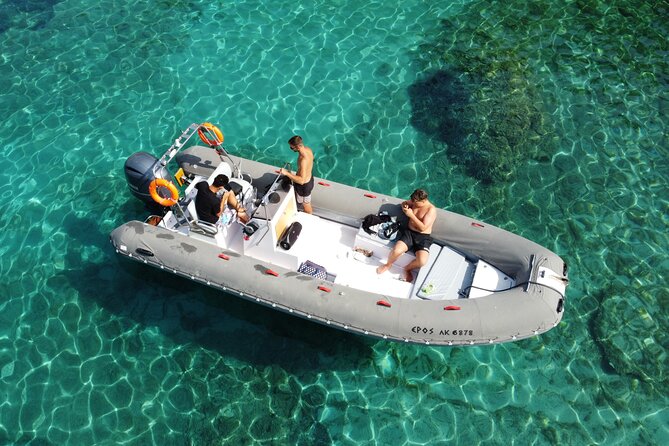 Sea Safari Speedboat Trip in Corfu. Island hopping Sea Tour - A small speedboat and four very different stops