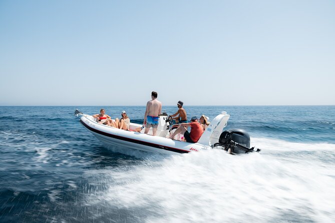 Sea Safari Speedboat Trip in Corfu. Island hopping Sea Tour - The skipper can shape the mood of the day
