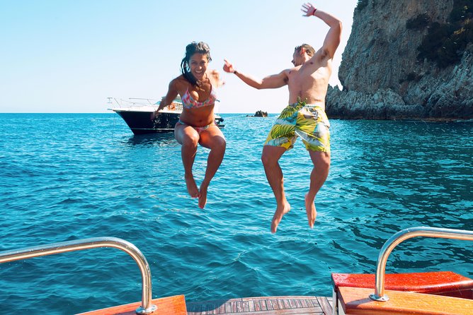 Semi-Private Capri Boat Tour with Snorkeling & Island Visit - The Green Grotto and the best swim stop