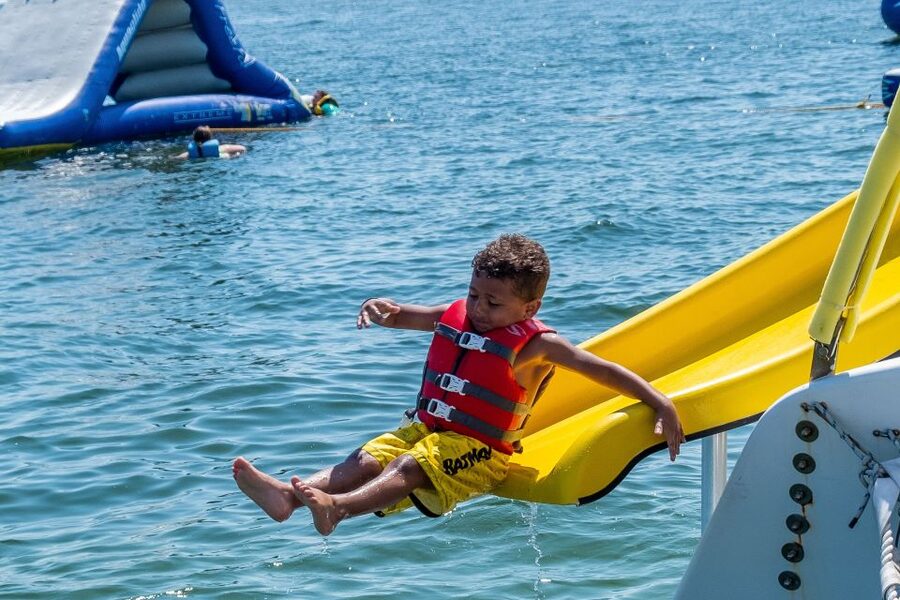 Shell Island: Adventure Tour on the Privateer Catamaran - Leaving Panama City Beach through Grand Lagoon
