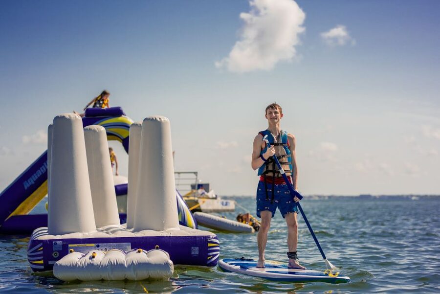Shell Island: Adventure Tour on the Privateer Catamaran - The Gulf sail saves the best wildlife chance for last