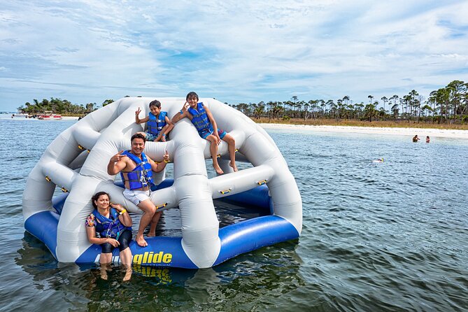 Shell Island Inflatable Adventure Park & Dolphin Sightseeing Tour - Shell Island’s bay-side inflatable park