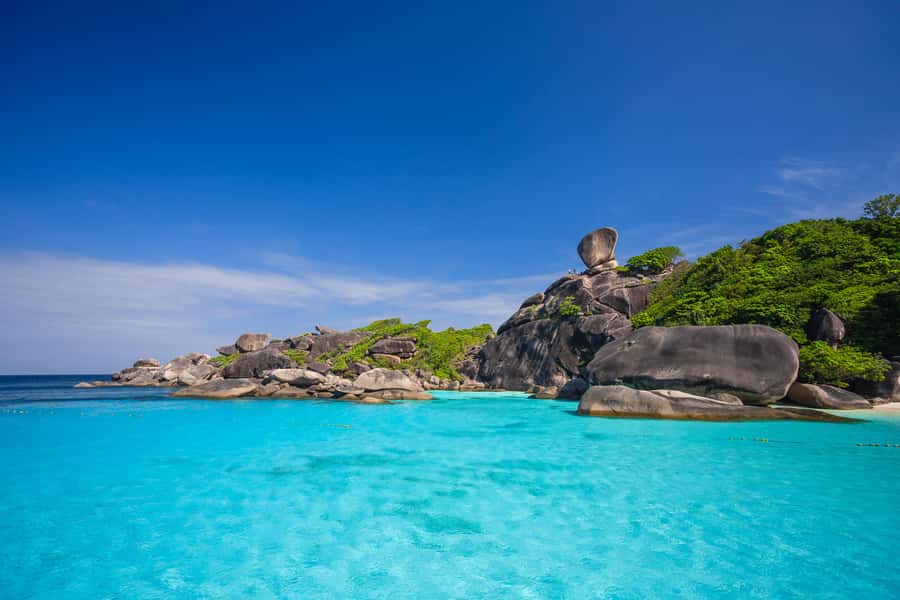SIMILAN ISLAND BY SPEED BOAT FROM PHUKET - The speedboat ride and return to Phuket