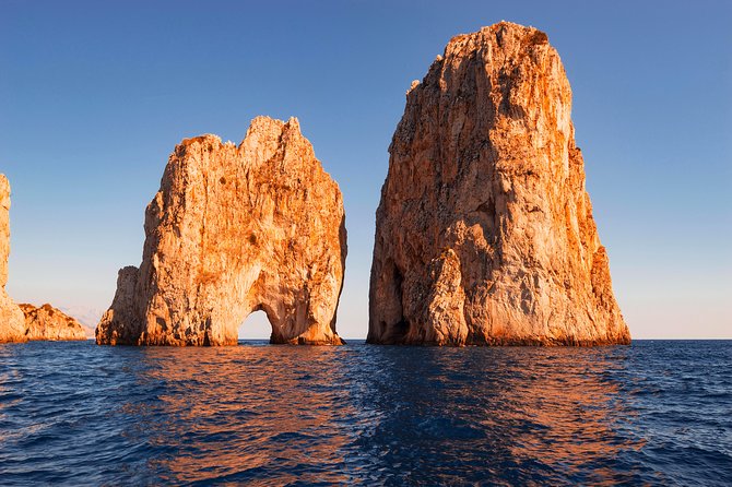 Small Group Boat Day Excursion to Capri Island from Sorrento - Drinks, swimming, and onboard comfort