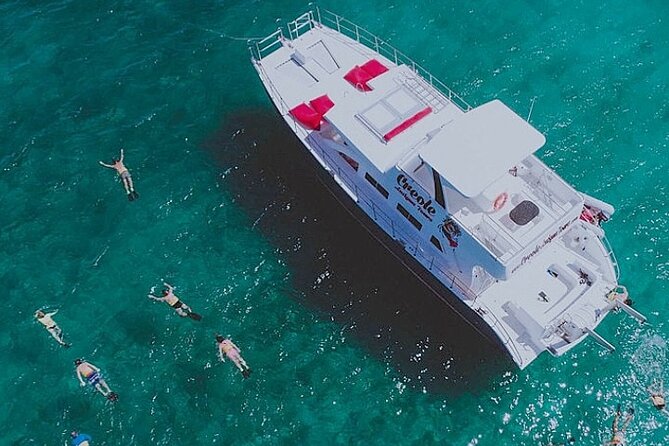 Snorkel - Lobster Lunch Cruise to Bird Island and Paradise Reef - Leaving Jolly Harbour for Antigua’s quieter side