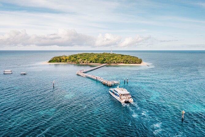 Snorkelling and Glass Bottom Boat at Green Island from Cairns - The glass-bottom boat for a reef view without getting wet