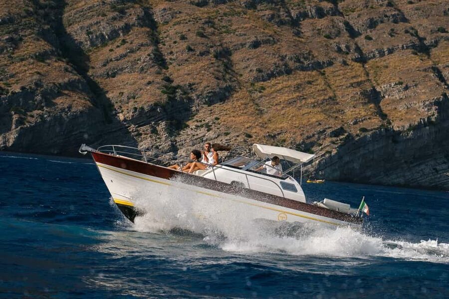 Sorrento: Private Capri Island Boat Tour with Blue Grotto - From Sorrento to Punta Campanella