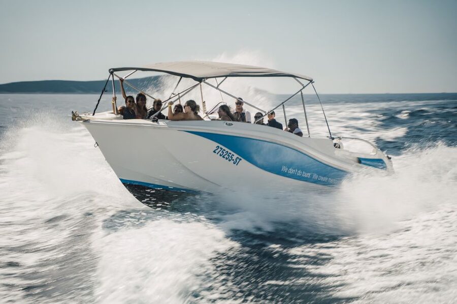Split: Blue Cave and 5 Islands Tour - Budikovac is the most active water stop