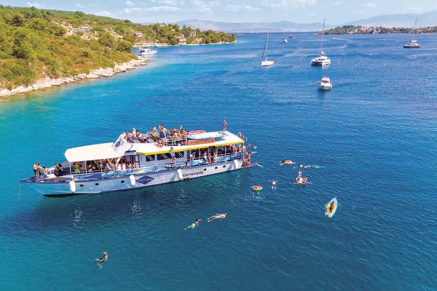 Split: Blue Lagoon 3 Islands All-Inclusive Cruise with Lunch - A full Adriatic day from Split