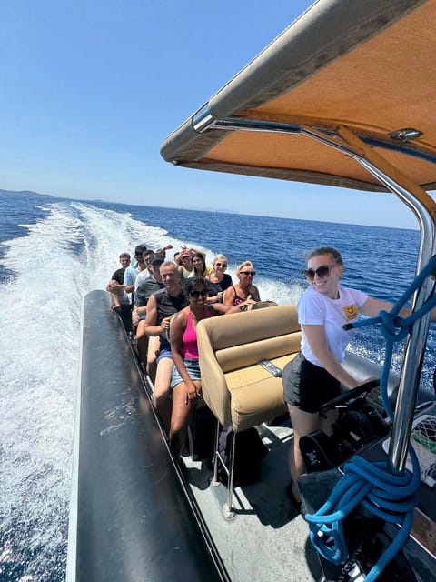 Split: Blue Lagoon, Hvar and 6 Islands Small Group Boat Tour - Maslinica on Šolta brings the pace down