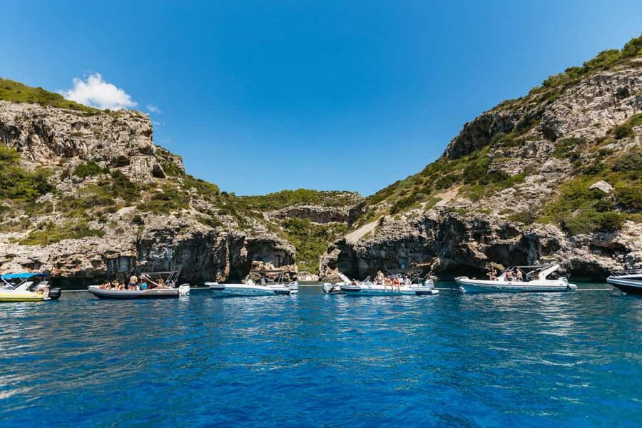 Split/Trogir: Blue Cave, Mamma Mia, Hvar and 5 Island Tour - Stiniva Cove and Srebrena Beach