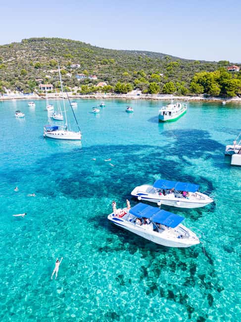 Split/Trogir: Half-Day 3-Island Speedboat Adventure - Blue Lagoon: the main swimming stop
