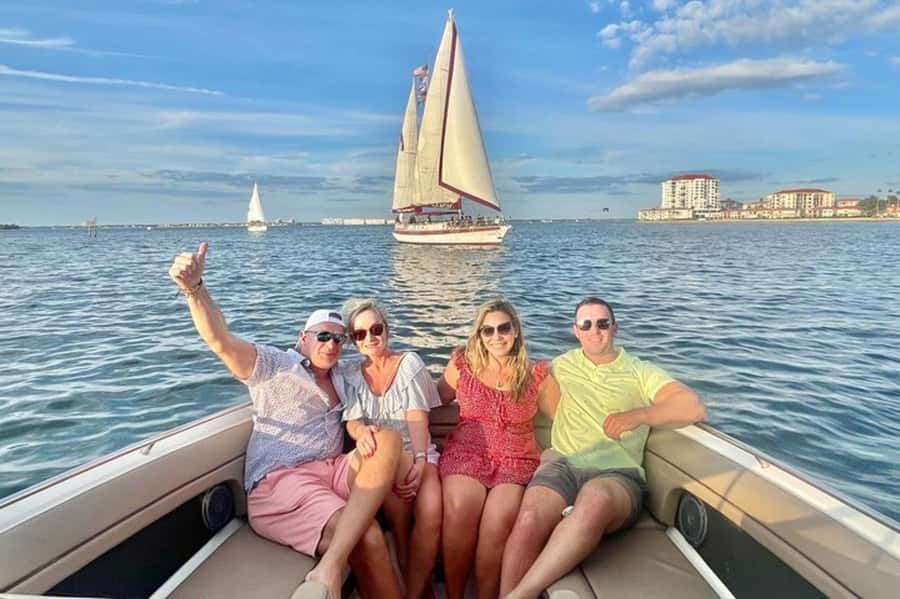St. Petersburg: Private Barrier Island and Dolphin Boat Tour - Barrier island beaches for swimming and shell collecting
