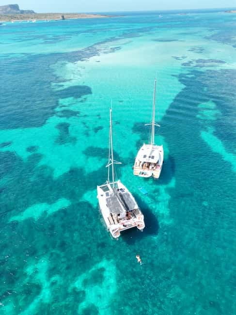 Stintino: full day tour catamaran Asinara Island - Sailing toward Asinara’s protected coves