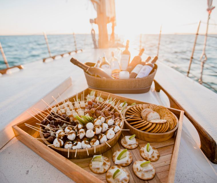 Stock Island Wind & Wine Sunset Sail aboard classic Schooner - Eight wines and five beers shape the evening