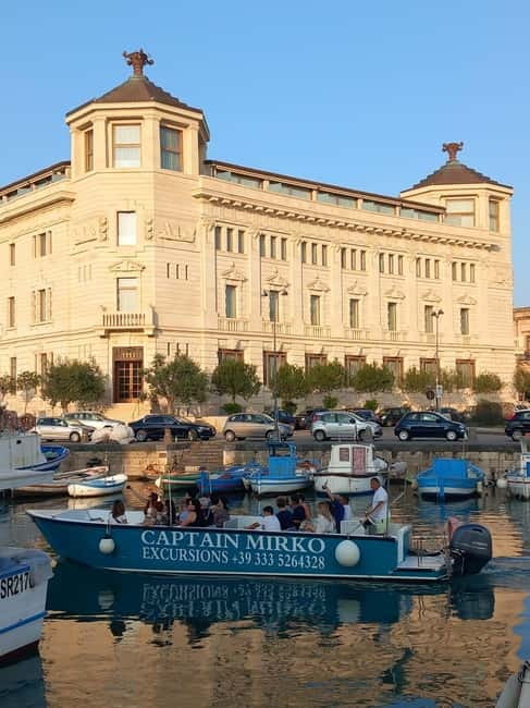 Syracuse: Ortigia Island Boat Tour with Captain Mirko - Seeing Ortigia from Riva della Posta