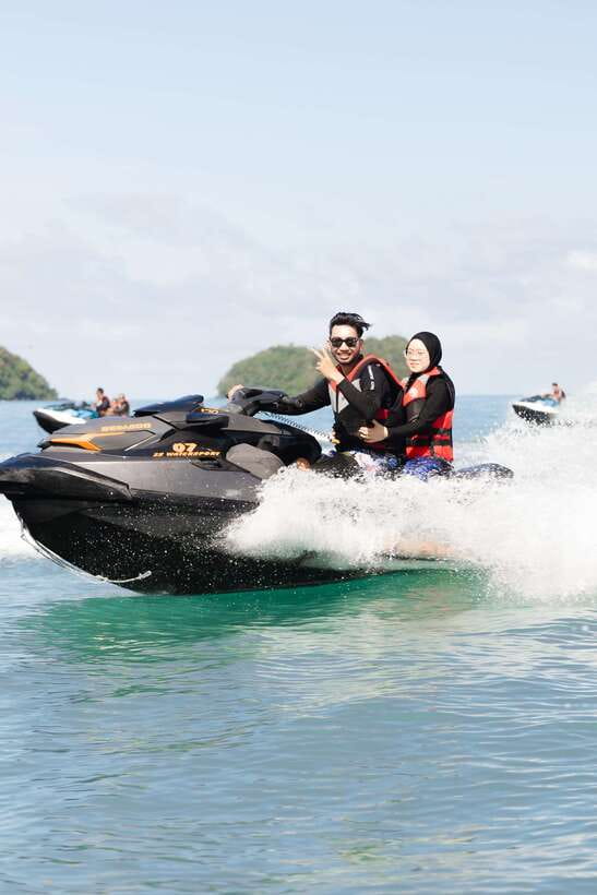 The Best Packages Jet Ski Island Hopping Langkawi - The private beach and quieter shoreline stops