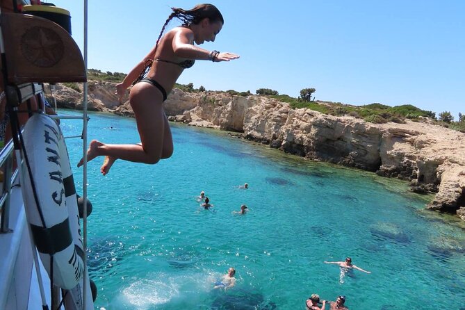 The Santa Maria 3 Island Cruise in the Aegean w/ Free Audio Guide - The day at a glance