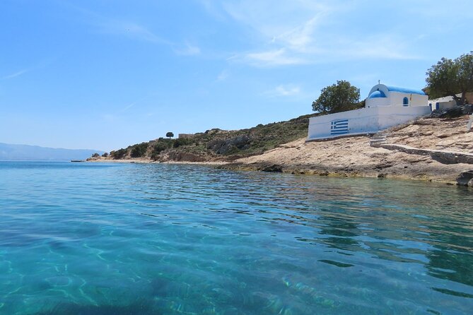 The Santa Maria 3 Island Cruise in the Aegean w/ Free Audio Guide - Plati brings the best swim stop
