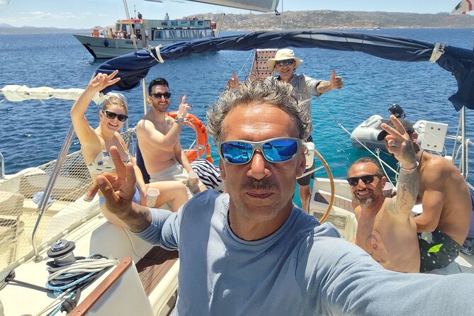 Tour to the islands of the La Maddalena Archipelago by sailing boat - Swimming, snorkeling, and the paddle board