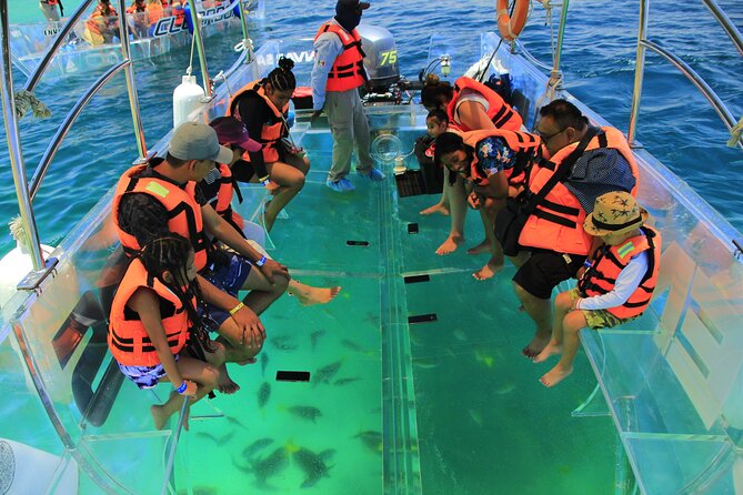 Transparent Boat Ride Around Cozumel Island + Snorkel - What the crew can add to the trip
