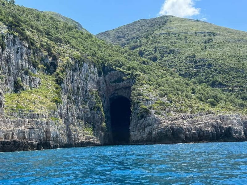 Vlorë: Sazan Island, Haxhi Ali Cave, and Karaburun Boat Tour - Sazan Island and its military past