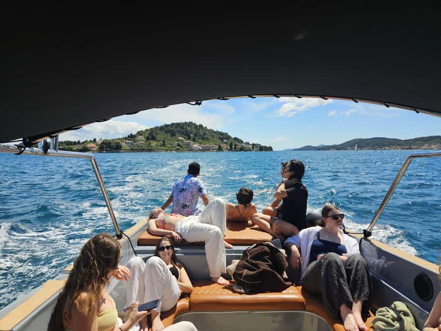 Zadar: 3 Islands Luxury Boat Tour with Aperol Spritz - Galovac: the final swim near Školji