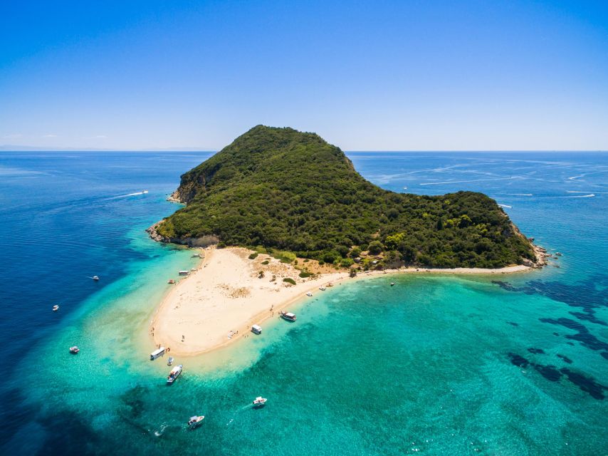 Zakynthos: Turtle Island & Keri Caves Glass-Bottom Boat Tour - Marathonisi, the Turtle Island stop